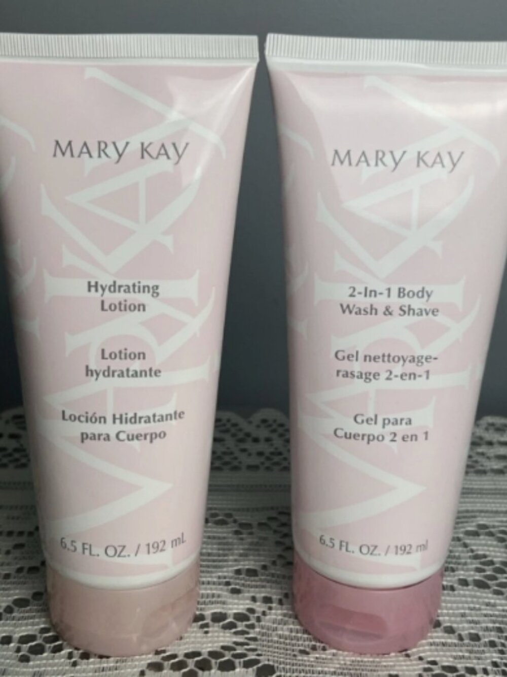 MARY KAY Hydrating Lotion 6.5 oz & 2-In-1 Wash & Shave Lot Of 2 New